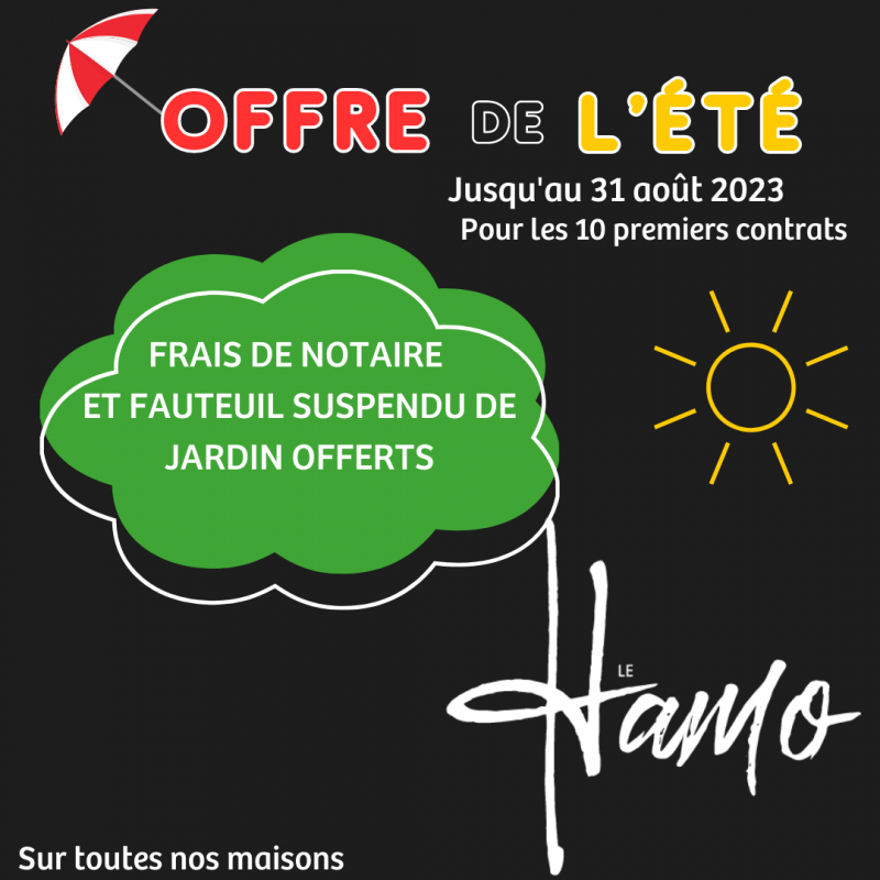 Offre de l&#8217;été à ne pas manquer chez le Hamo®! Cernay 0