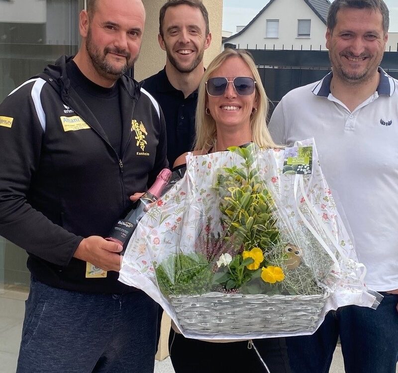 Remise des clés à Wolfgantzen de nos maisons Hamo® Wintzenheim