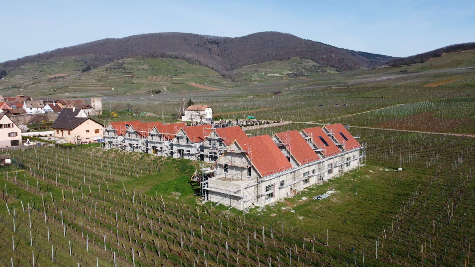 Avancement des maisons Hamo® à Kientzheim Illzach