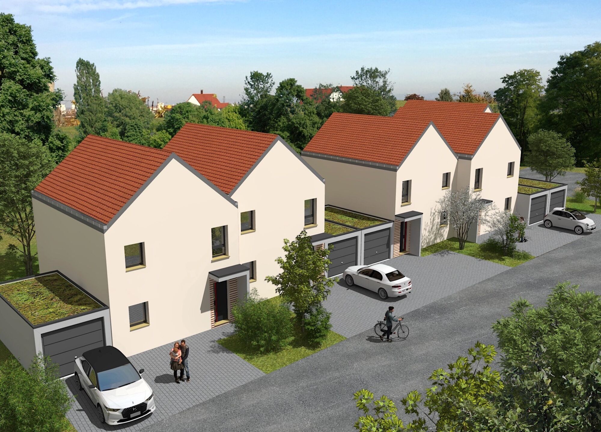 Découvrez nos nouvelles maisons individuelles Hamo® à Bischwihr proche de Colmar ! Colmar 0